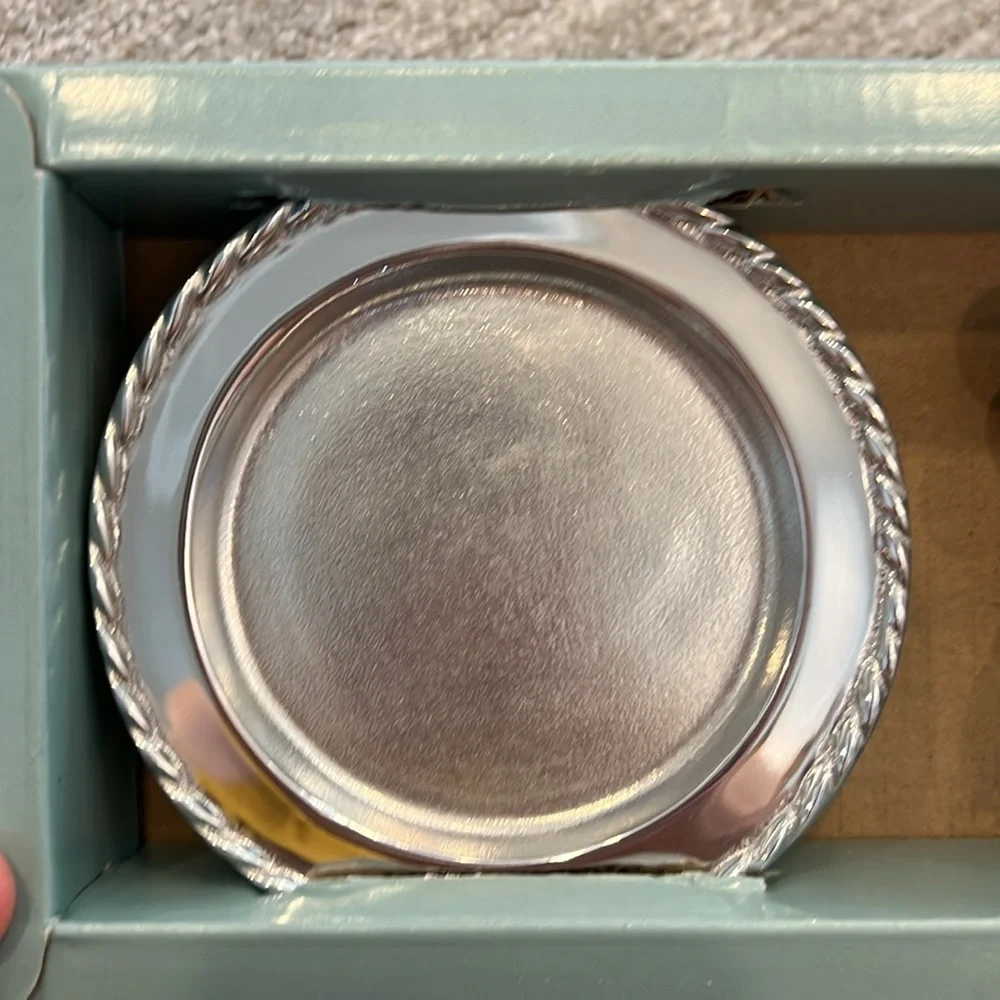 NWT Mariposa Wine Set (Coaster and Bottle Stopper)